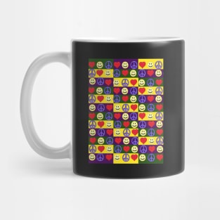 Peace Love Happiness Decor Mug